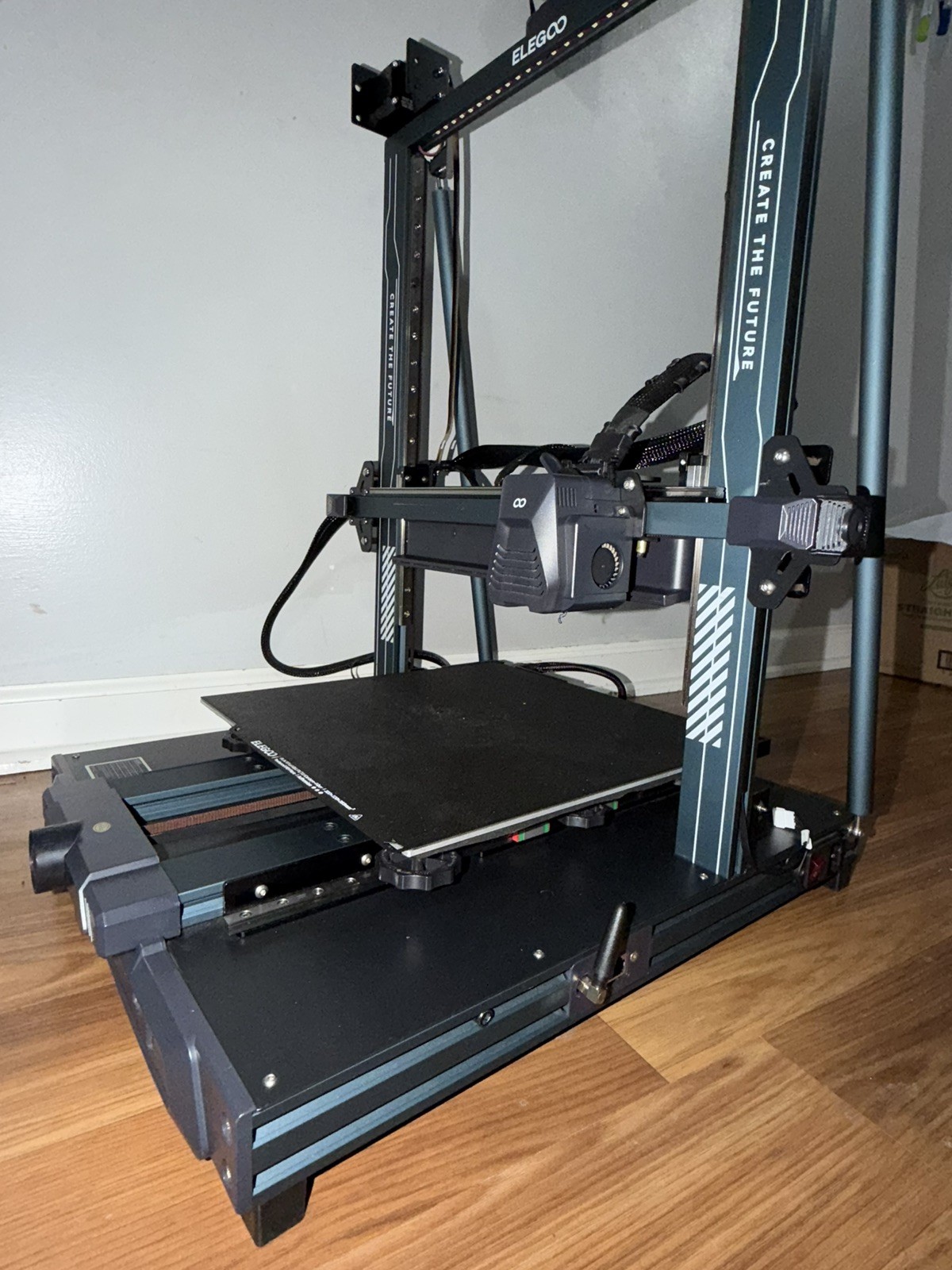ELEGOO Neptune 4 Plus w/all Axis Linear Rail Upgrades 3D Printer w/Spare Parts