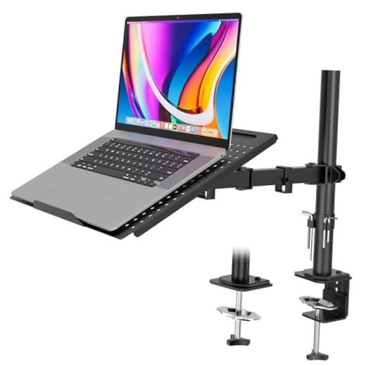 BONTEC Laptop Arm for Desk, 13-32 Inch, 22lbs, VESA 75/100 Compatible | Fully