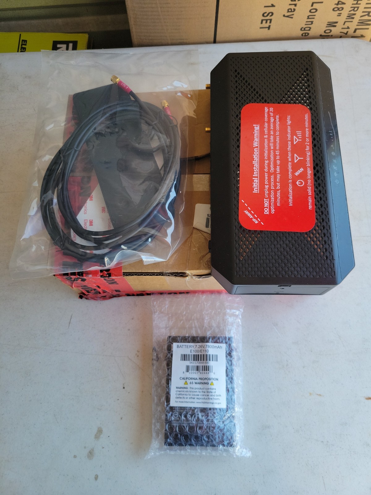 Cradlepoint CP2 LTE Router NO POWER CORD  Model E110-C4D S5A036A | Comcast