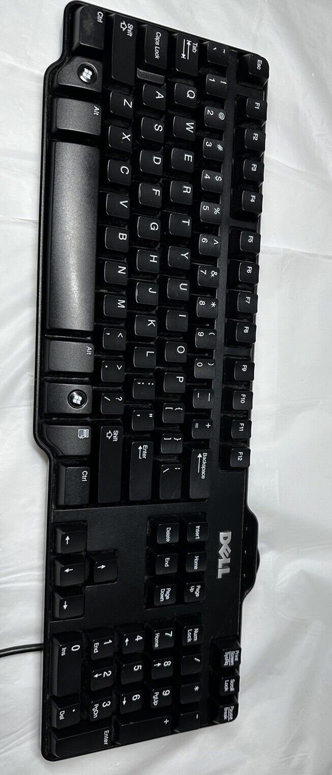 Dell Keyboard L100/Sk-8115 USB Wired Black Standard 104 Key Genuine.Tested