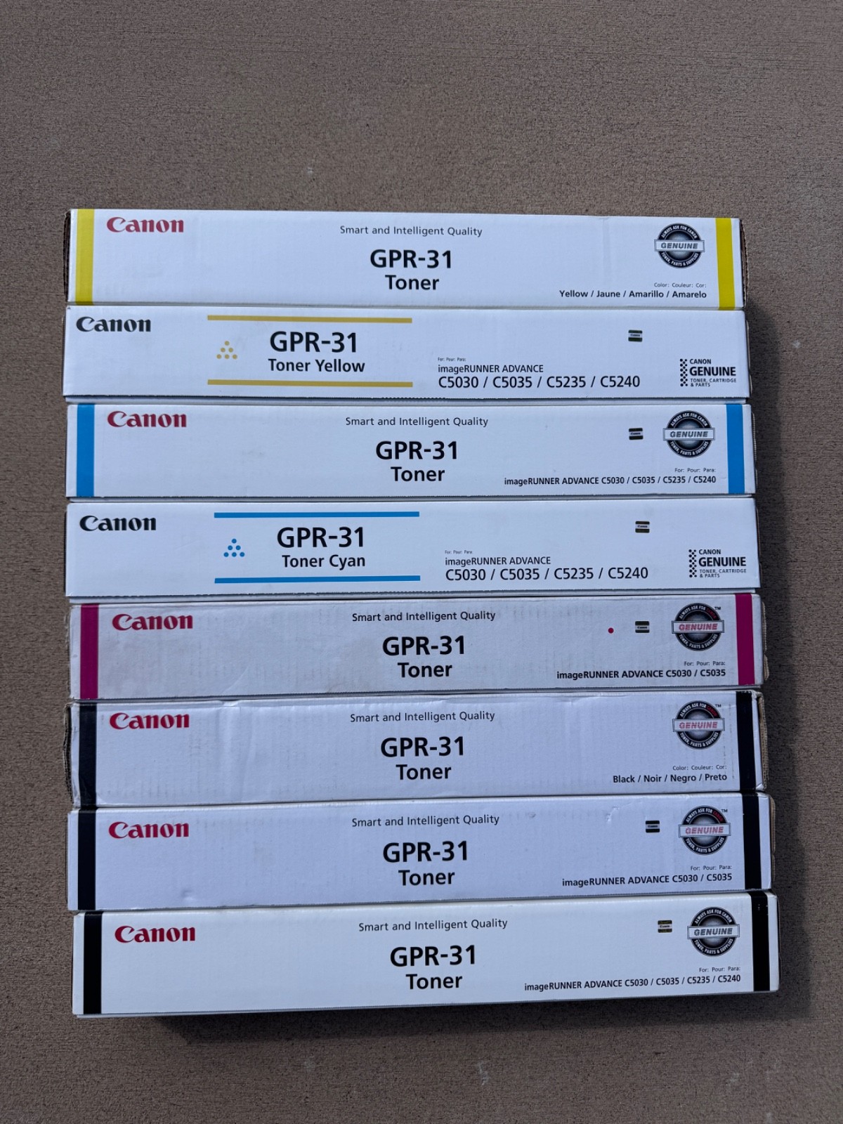 New Sealed Canon GPR-31 MAGENTA Toner Cartridge - Free FedEx 2-Day