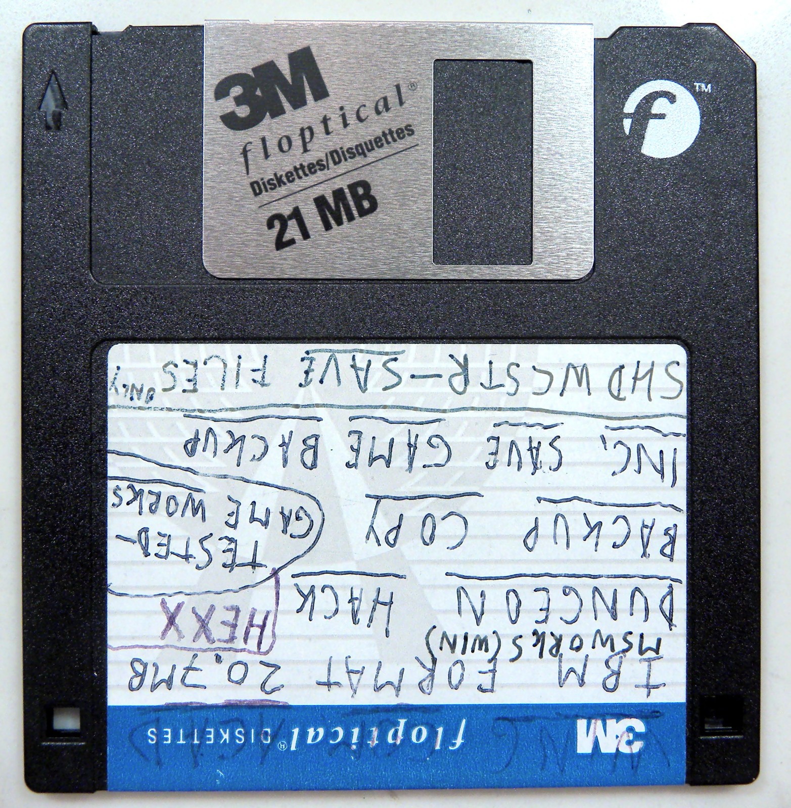 3M Floptical 3.5" 21Mb Floppy Disk USED Iomega Silicon Graphics INSITE Maxell