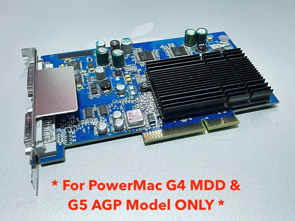 ATi Radeon 9650 256mb AGP Video Card *Apple PowerMac G4 MDD / G5 *Vintage Mac