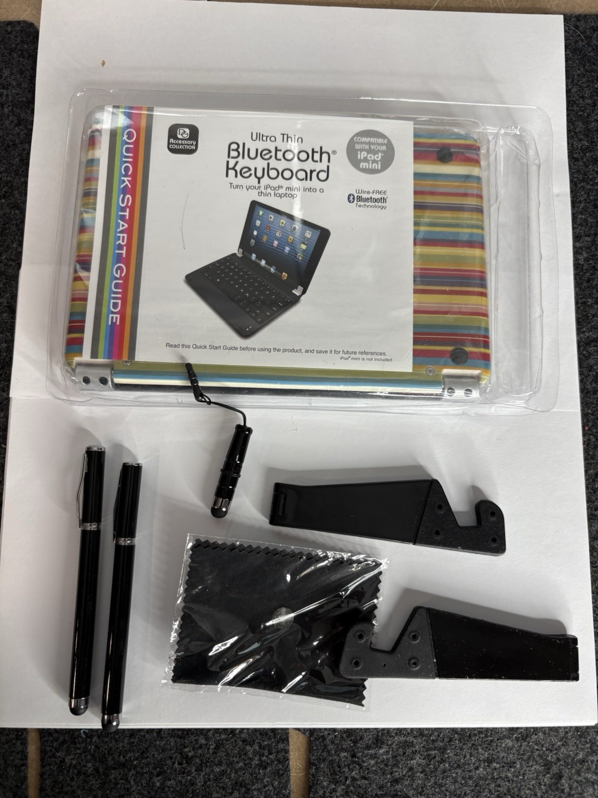 Digital Gadgets Ultra Thin Bluetooth Keyboard iPad Mini 1-5 Case Accessories