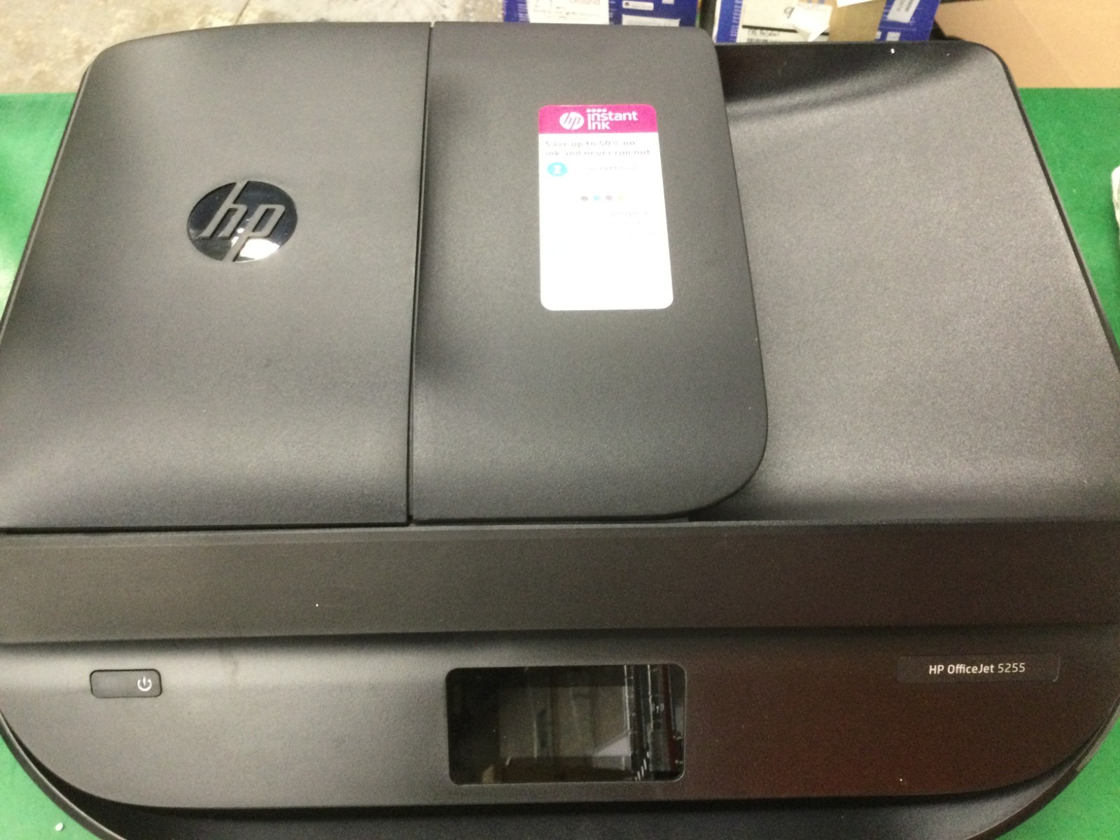 HP OfficeJet 5255 Wireless All-In-One Printer - Black
