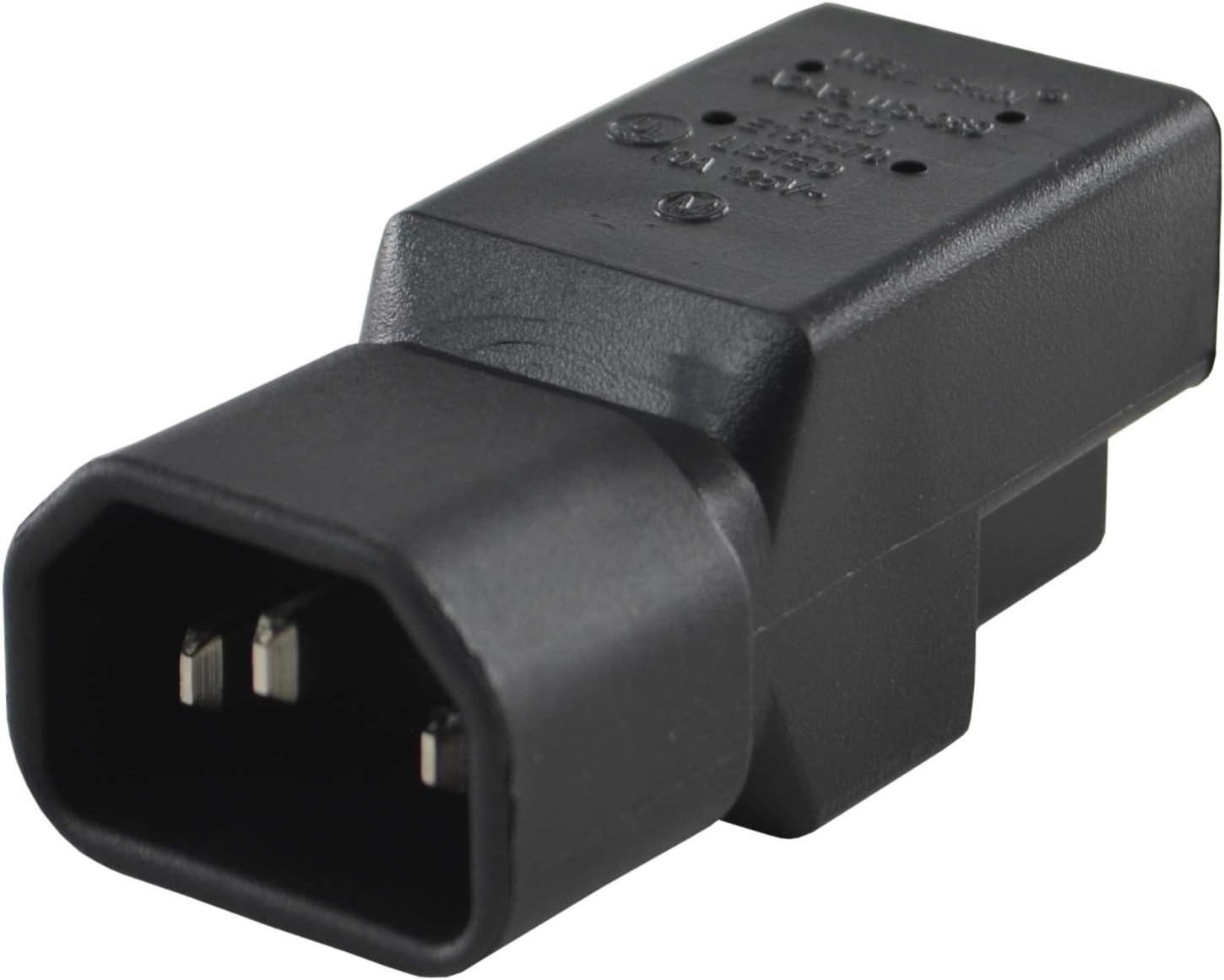Conntek 30130 IEC C14 to NEMA 5-15R Plug Adapter 10Amp