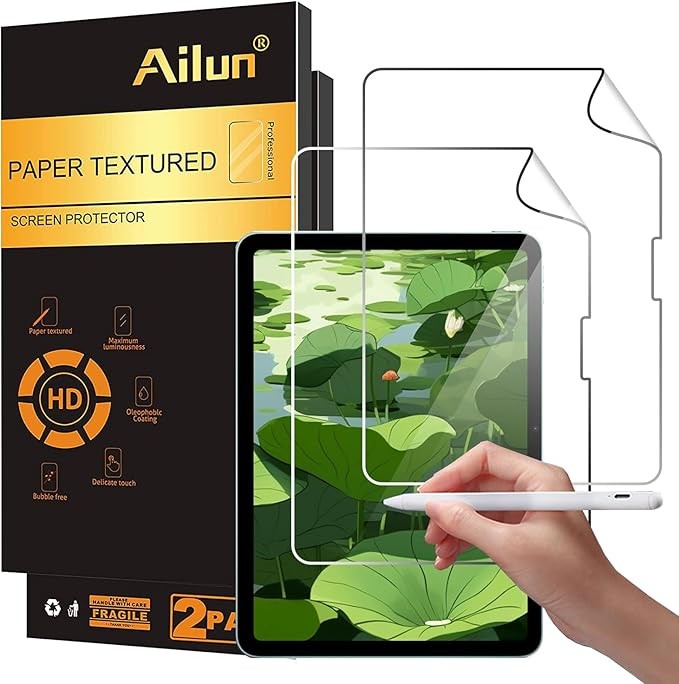 2 Pack Paper Textured Screen Protector for iPad Air 11 Inch 2024/2025/2026 with