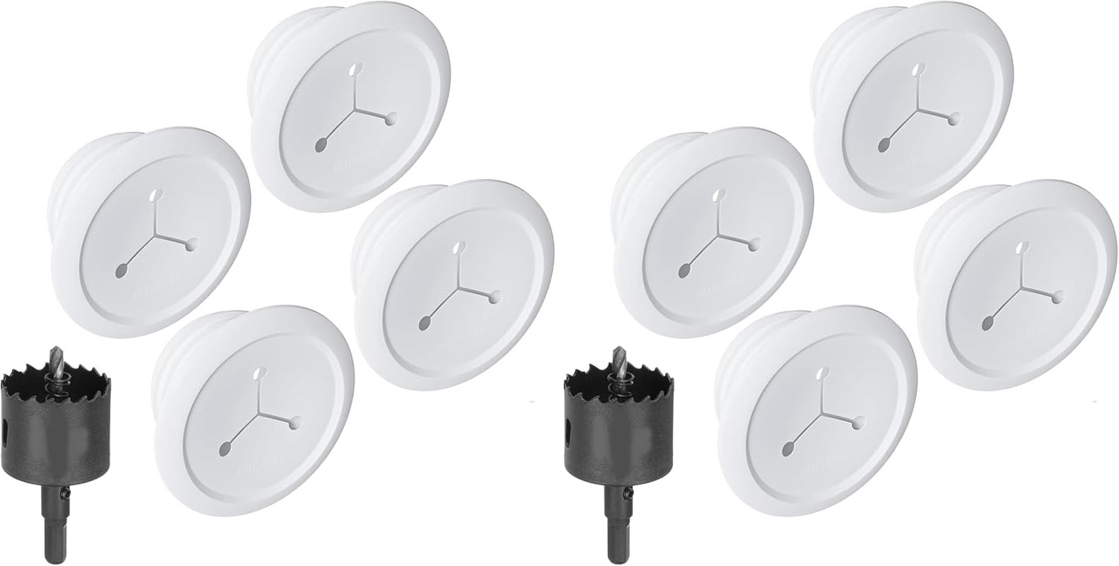 Wall Cable Hiders for Cable Management - 2.25" Mini Cord Hider Conceals 3 Low Vo