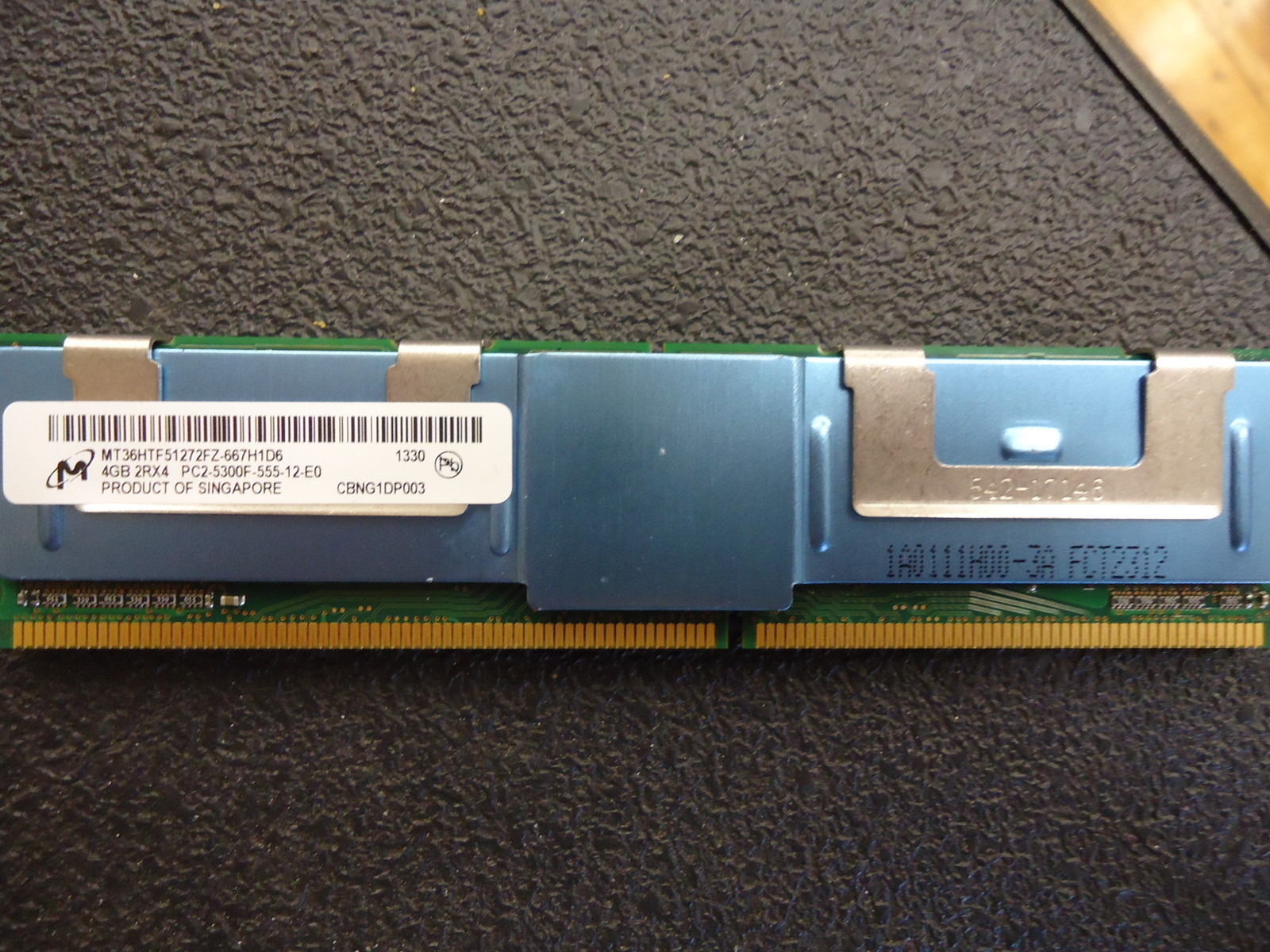 MICRON TECH, MT36HTF51272FZ-667H1D6, DRAM MODULE DDR2 SDRAM 4GBYTE, BRAND NEW