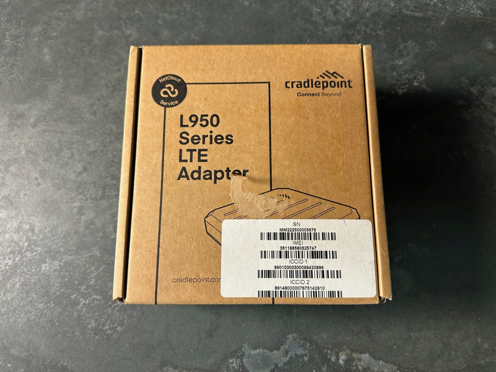 Cradlepoint L950 Series Cat 7 LTE Cellular Adapter Open Box w/ Antennas & Kit