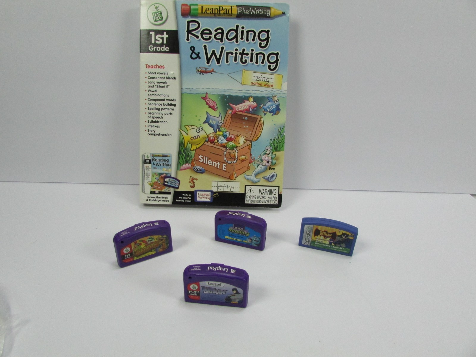 LeapFrog LeapPad 1st Grade Reading Writing 4 Cartridges Lo Lot 5