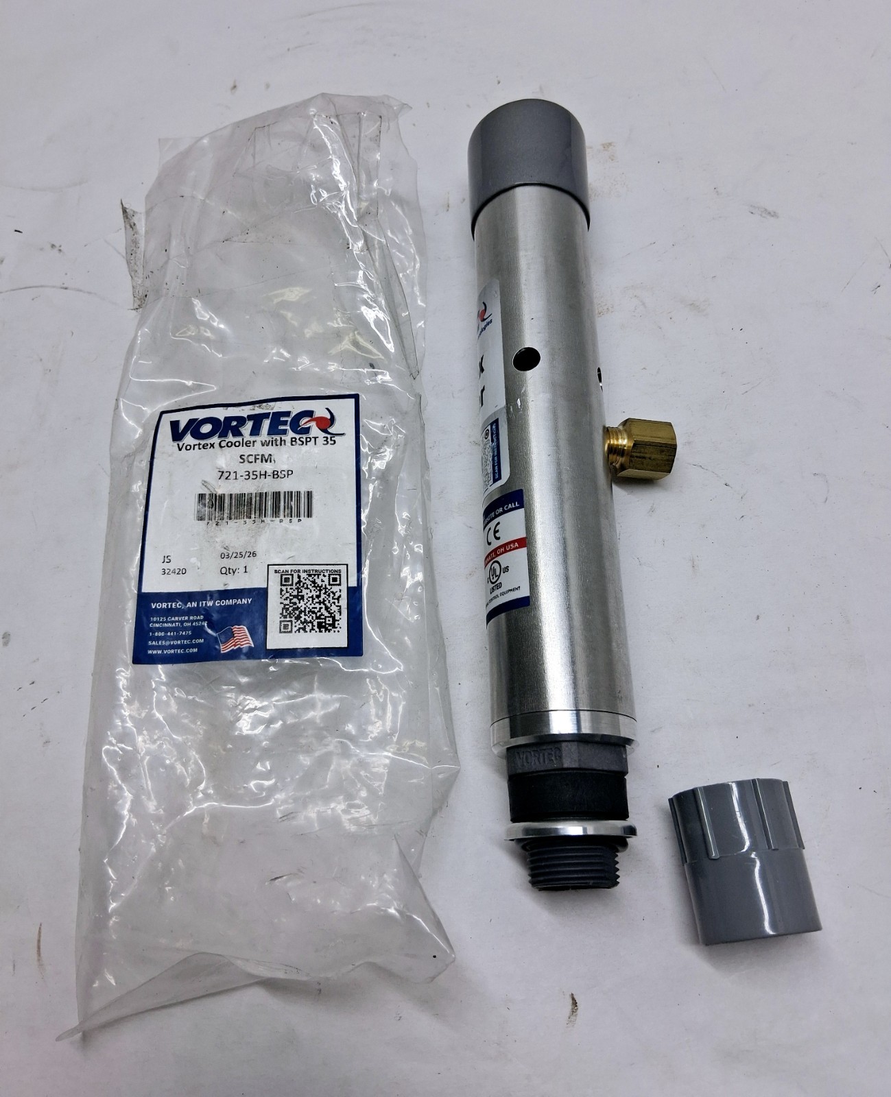 Vortec Vortex Cooler 721-35H-BSP