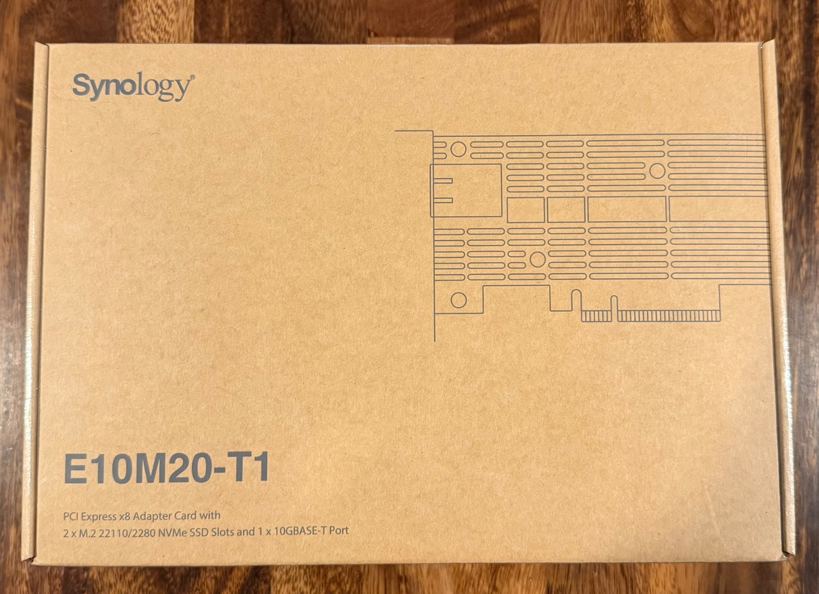 Synology E10M20T1 10Gb Ethernet and M2 Adapter card G1N