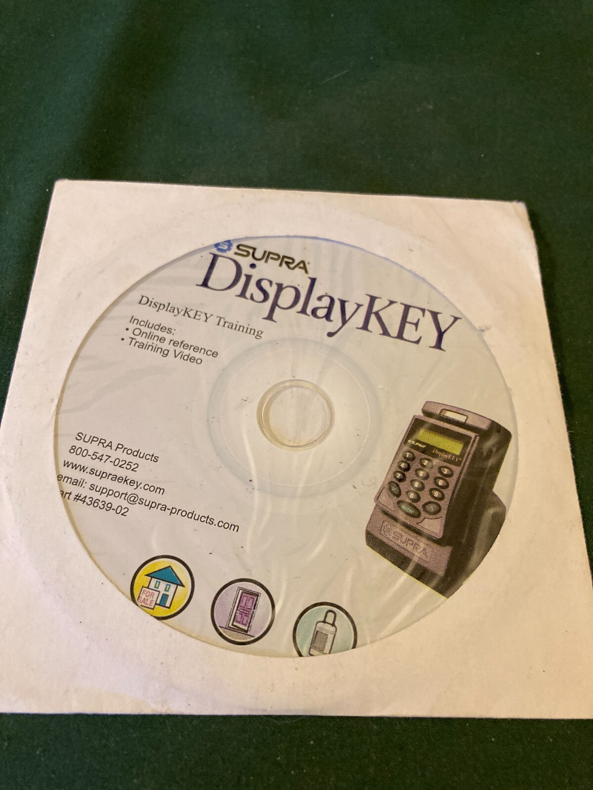 Supra DisplayKEY Online Reference and Training Video CDROM RARE