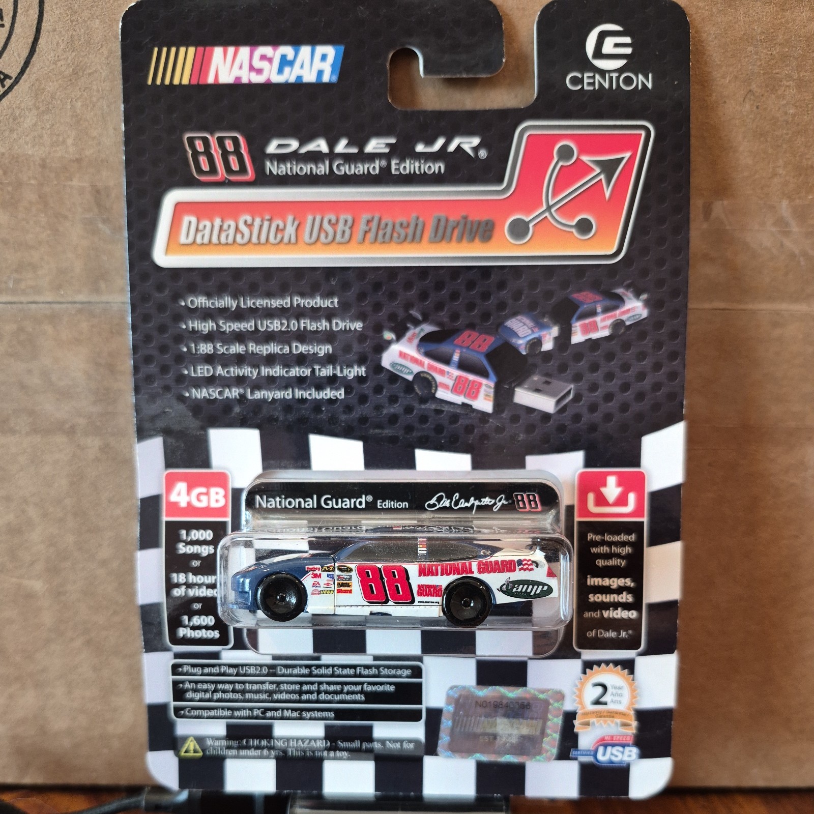 DataStick Flash Drive USB 88 Dale Earnhardt Jr National Guard Edition NASCAR2008