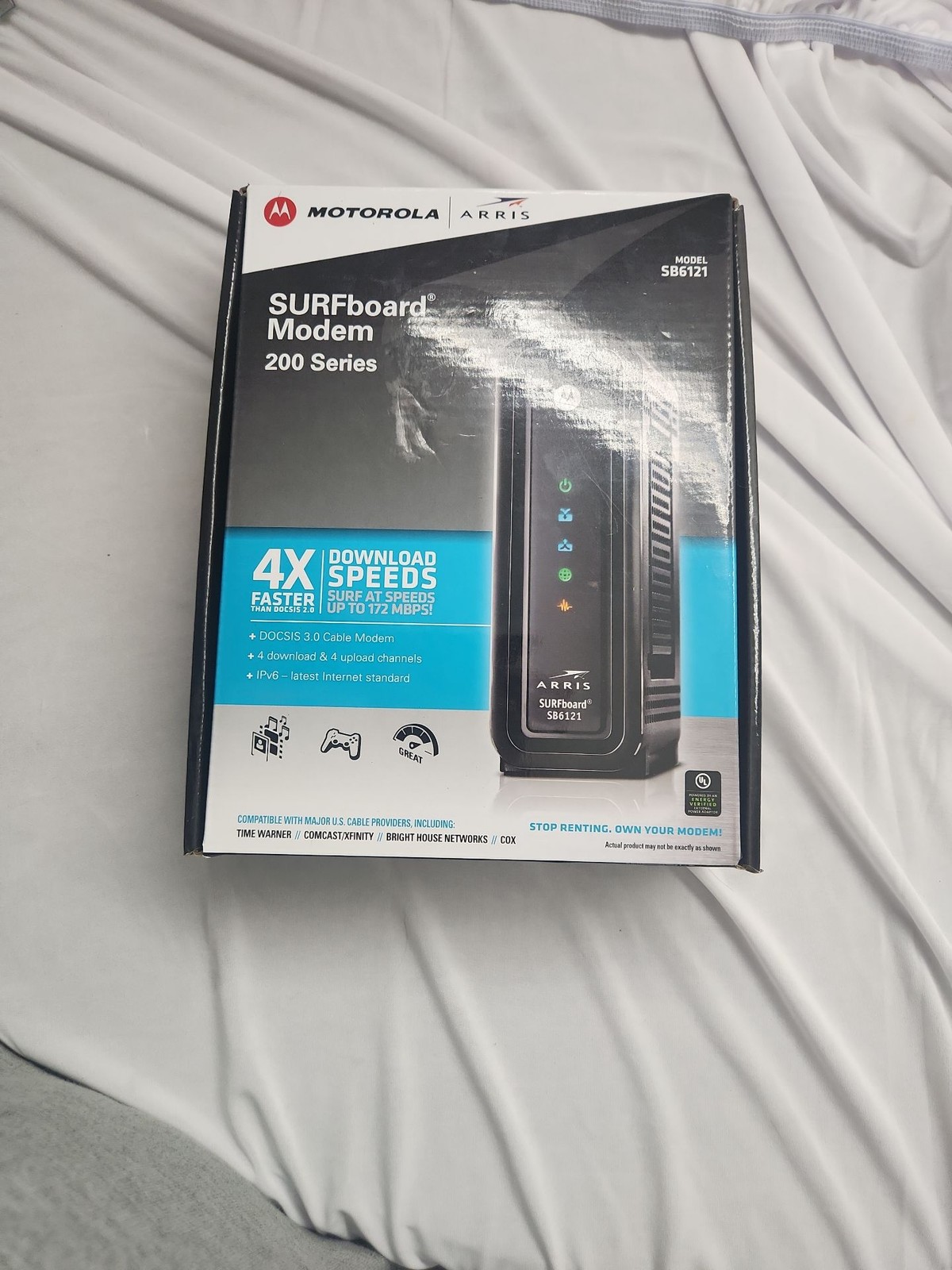Motorola ARRIS SURFboard SB6121 DOCSIS 3.0 Cable Modem