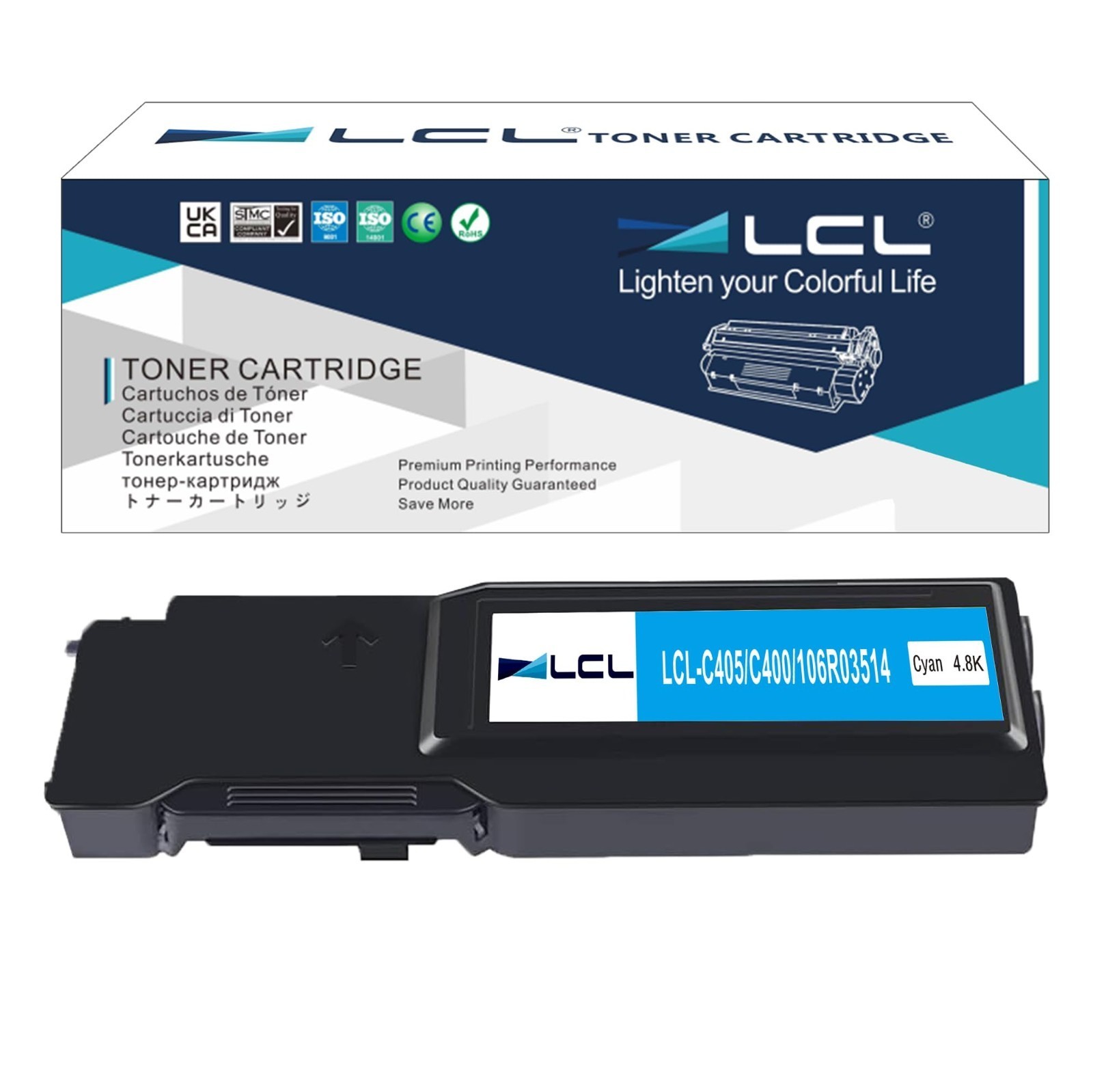 LCL VersaLink C400 C405 Cyan Toner Cartridge 106R03514 High Yield