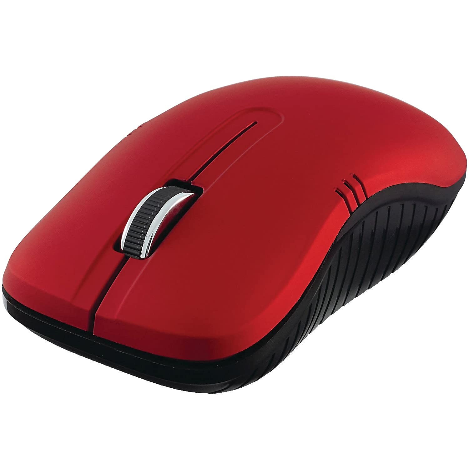 Verbatim Wireless Notebook Optical Mouse Red 2.4GHz Plug and Play 1200 DPI