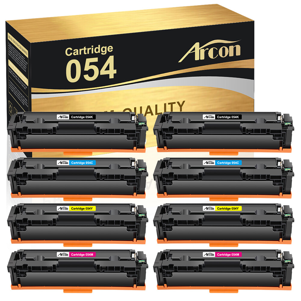8 PK CRG-054 054 Toner Compatible For Canon 054 Color imageCLASS MF644Cdw MF642C