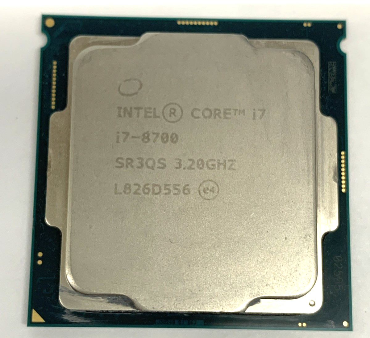 Intel Core i7-8700 SR3QS 3.2GHz 12 MB Cache 6-Core CPU Processor 8 GT/s