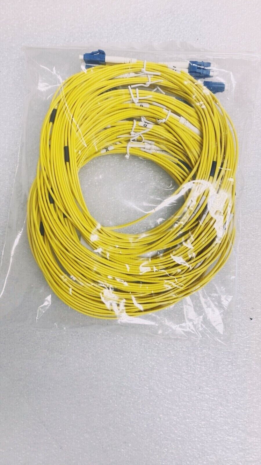 Lot Of 100 3M OS2 LC-LC Fiber Patch Cable Duplex 9/125 LC to LC SingleModeJumper
