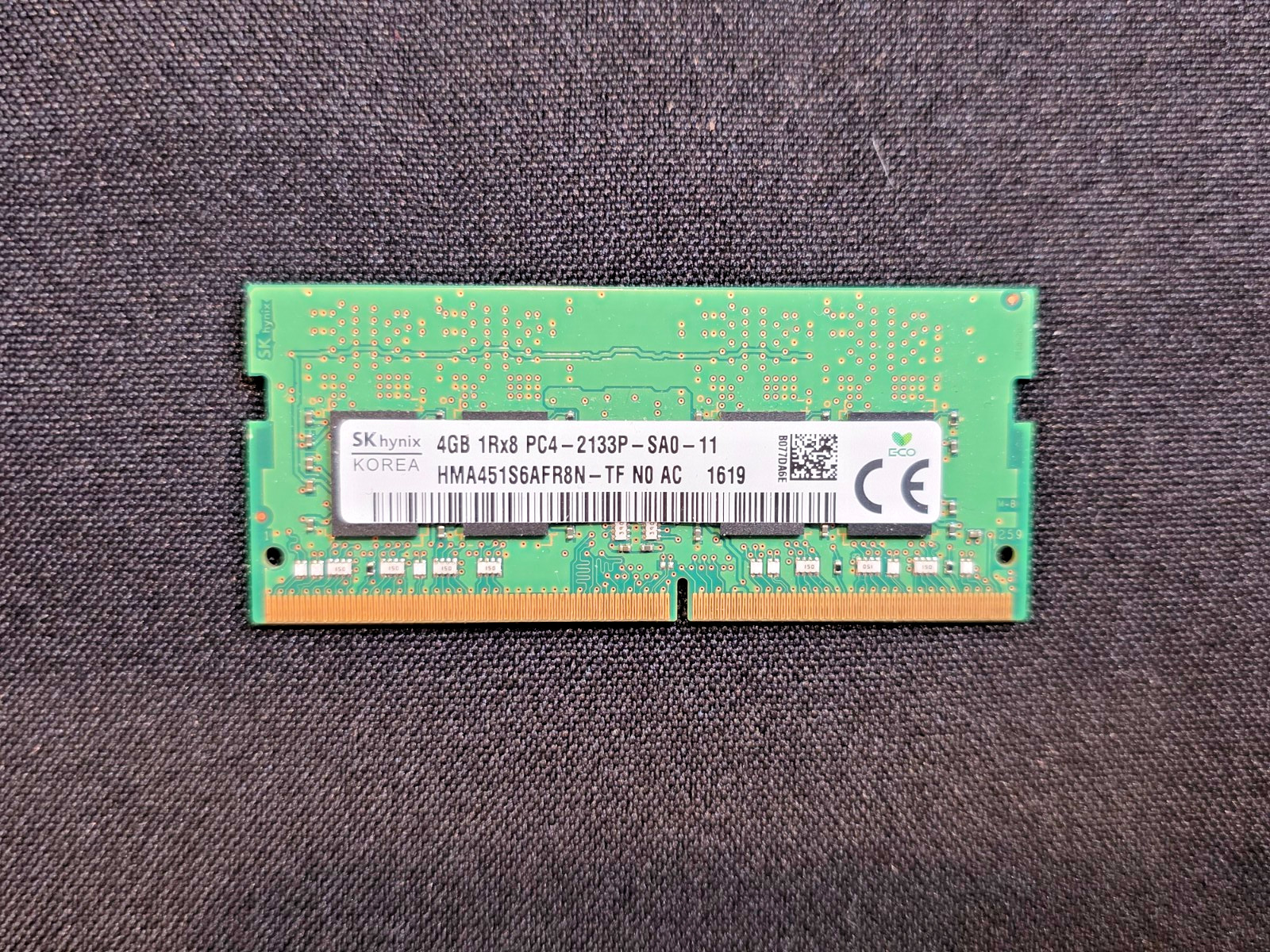 SK Hynix 4GB DDR4 SDRAM Computer Laptop Memory 1Rx8 PC4-2133P-SA0-11