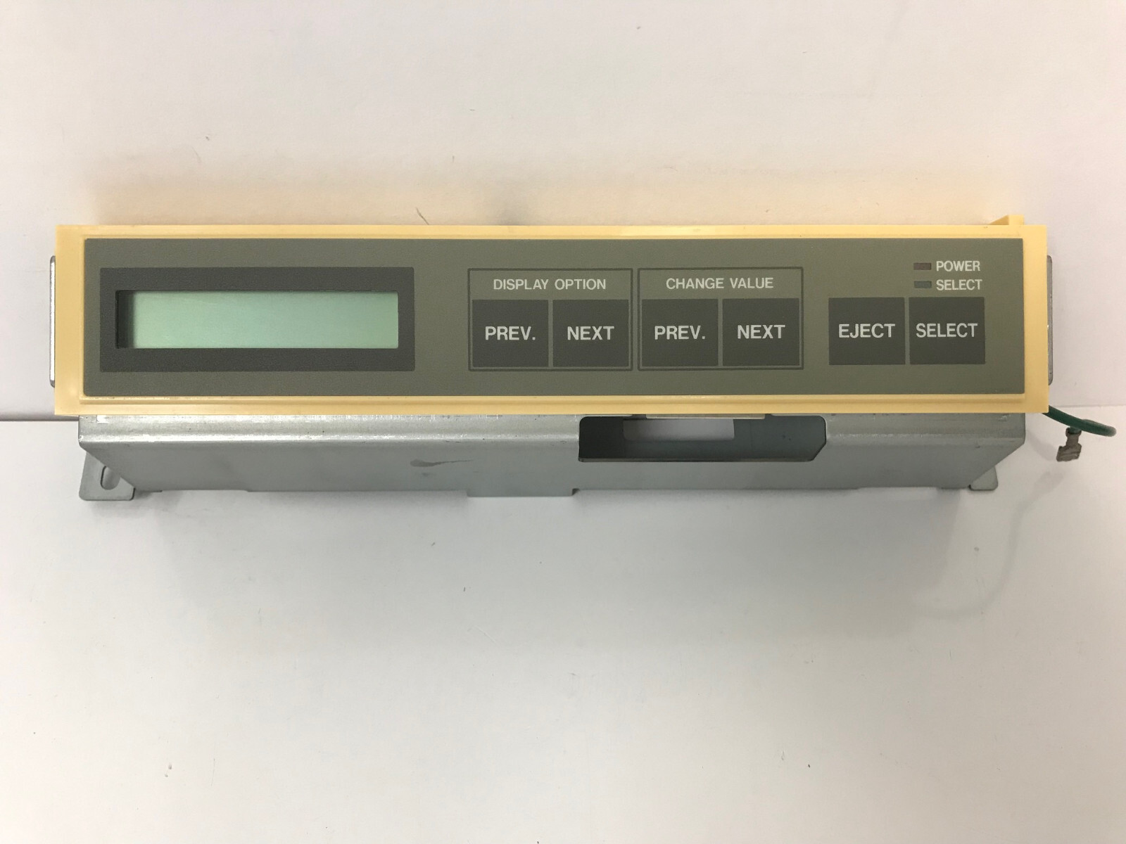 TOSHIBA P351SX OPERATOR PANEL DISPLAY PANEL WITH BRACKET  YELLOWED