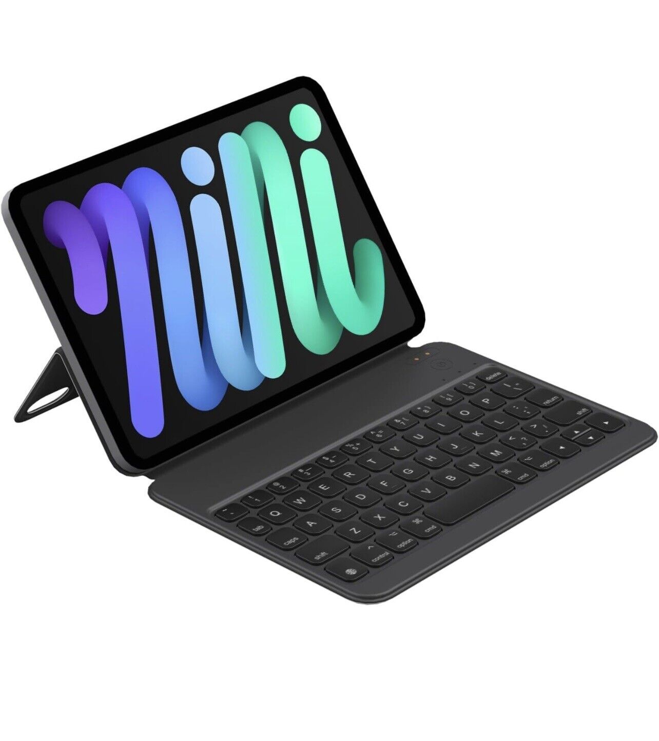 HOU Keyboard Case for iPad Mini 6 (8.3-inch), Ultra Slim Folio Type of Keyboard
