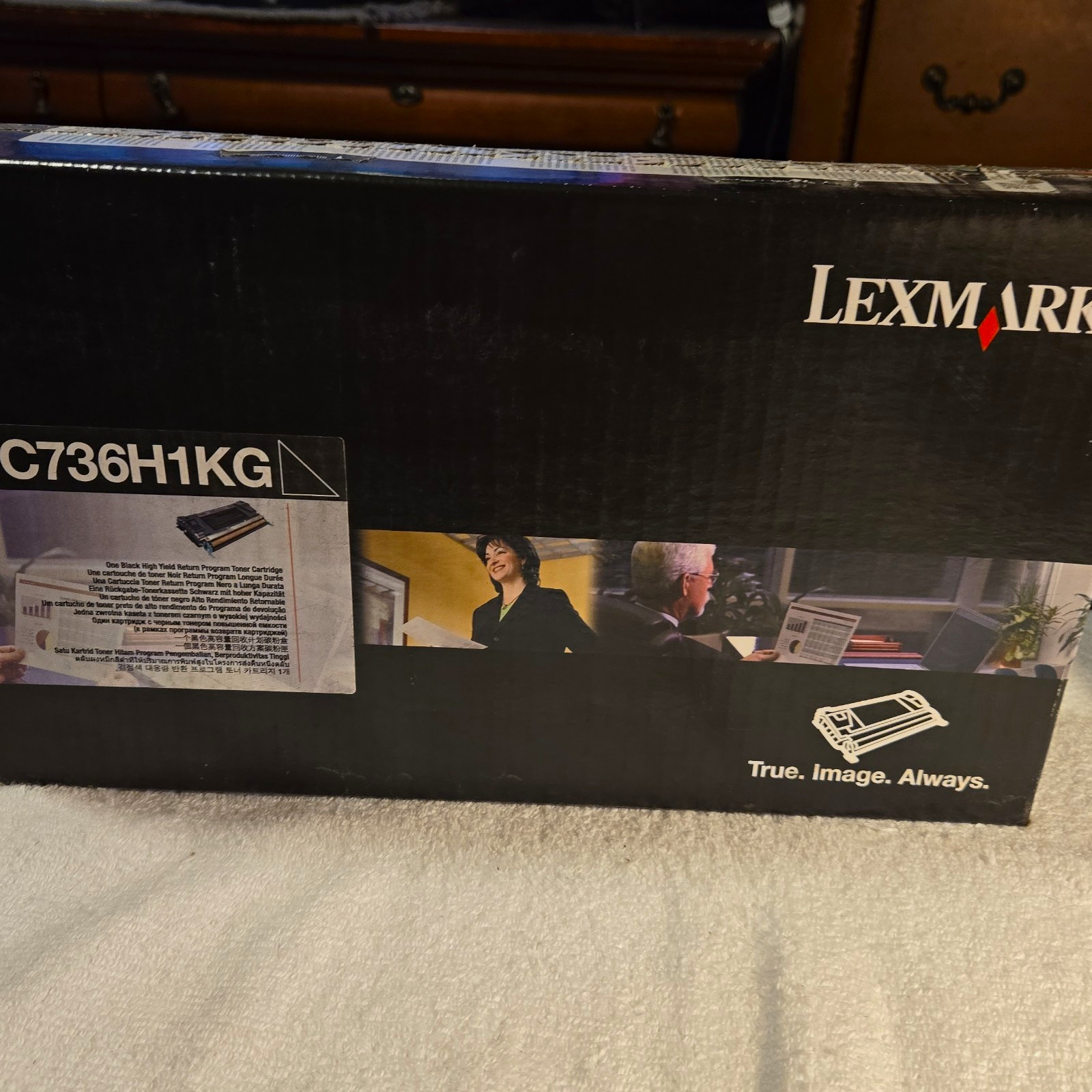 Lexmark C736H1KG Black High Yield Return Program Laser Toner for C736