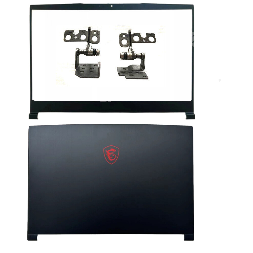 New For MSI GF63 8RC 8RD MS-16R1 LCD Back Cover+Bezel+Hinges 3076R1A211HG US 