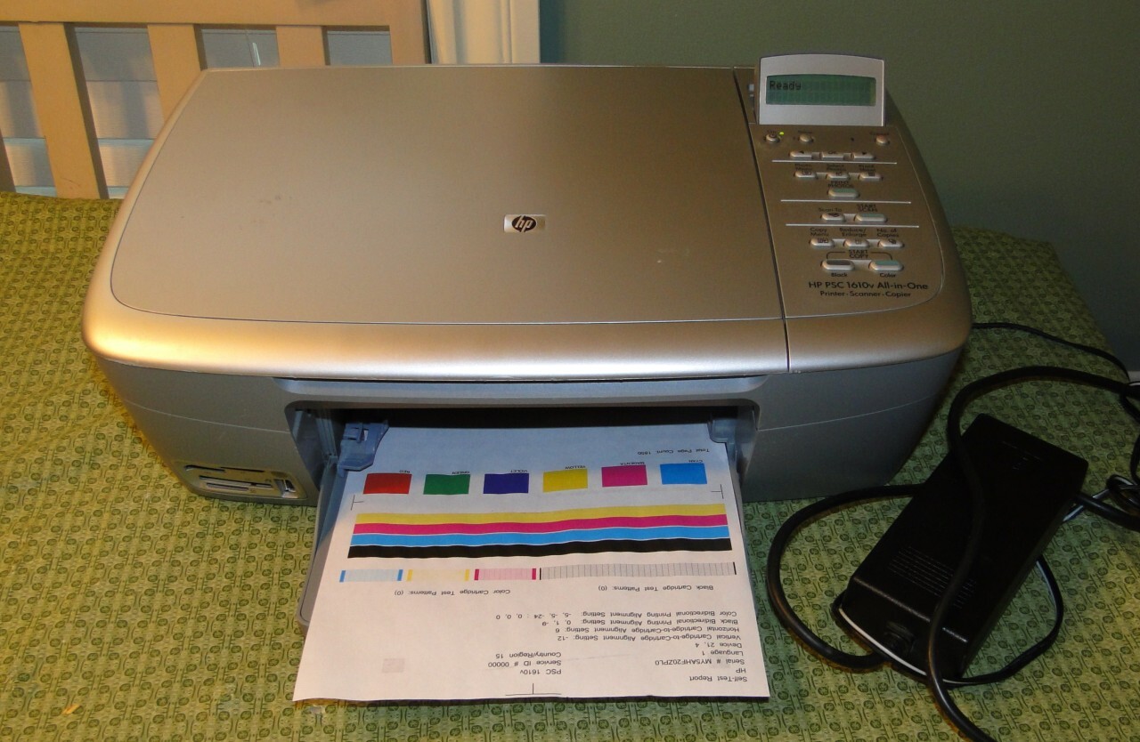 HP PSC 1600 1610 All-In-One Inkjet Printer