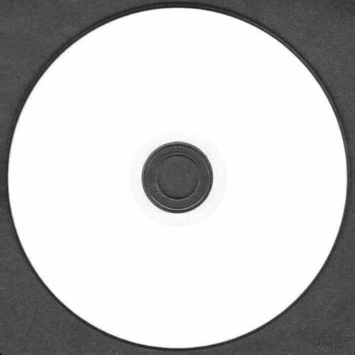 Blank White Full Inkjet Printable CD-R Discs Disc Sleeves 700MB 52x 80min Lot