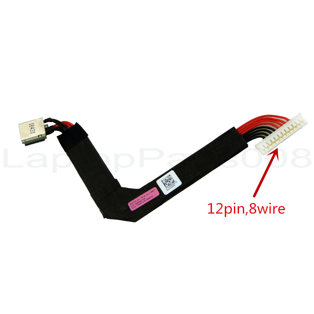 DC IN Power Jack Cable Charging Port For MSI GL75 MS-17E7 12Pin