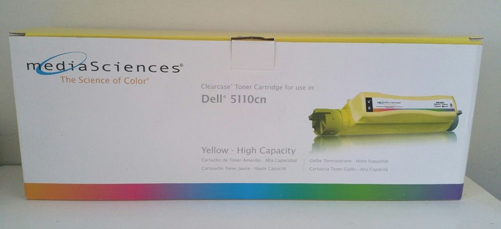 OEM Media Sciences MS511Y-HC YELLOW High Capacity Toner For DELL 5110cn - SEALED