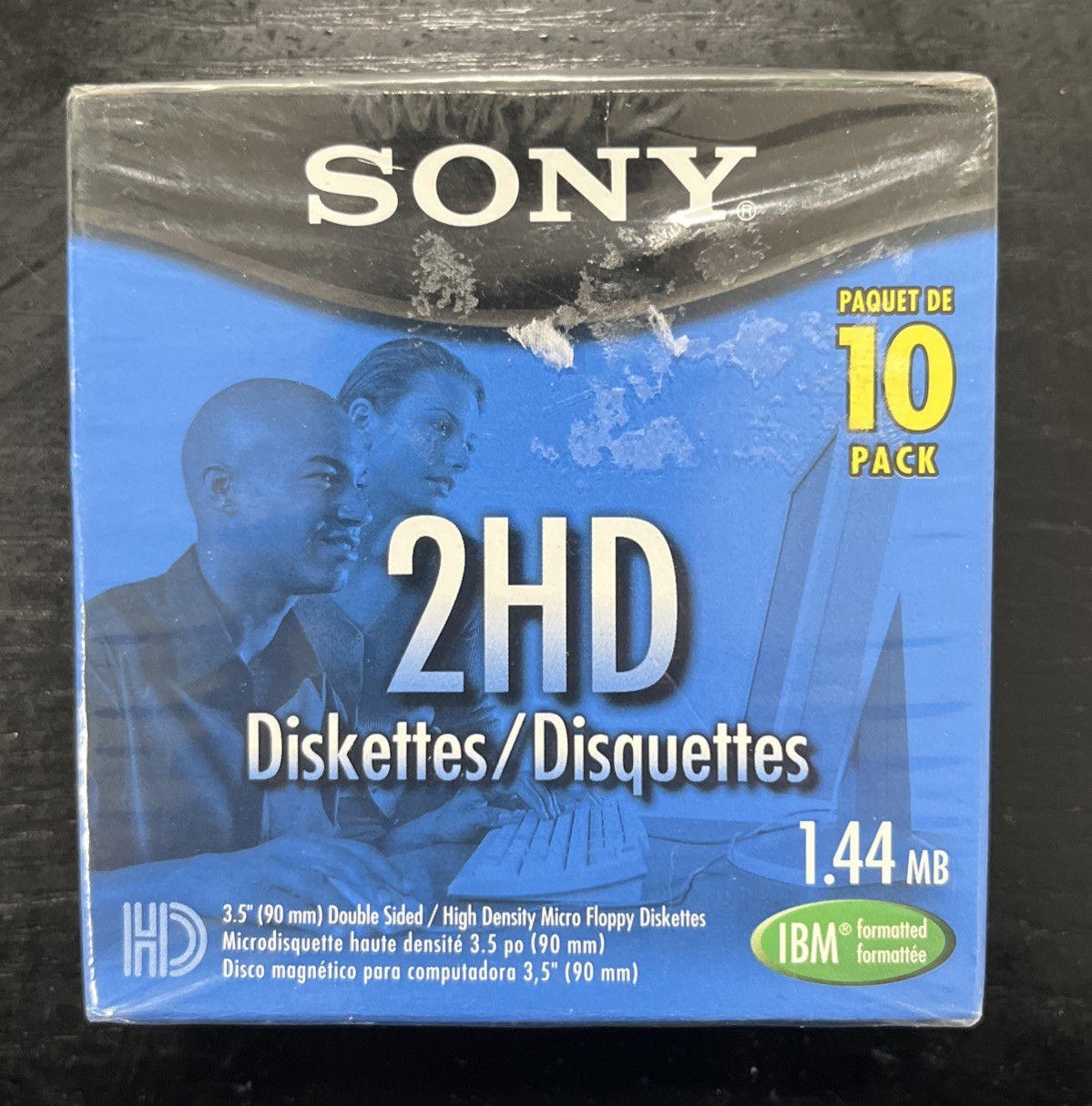 Sony 2HD 3.5" 1.44MB IBM Formatted New Sealed 10 Pack Micro Floppy Diskettes