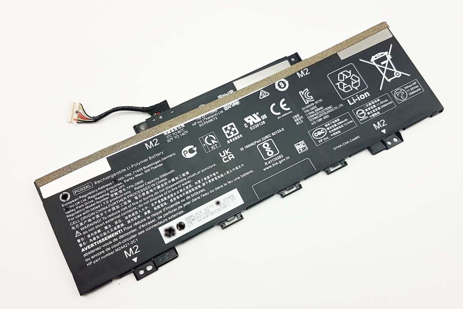 Original PC03XL 43.3Wh Battery for HP Pavilion x360 14-dh 14-dw 14-dy 14-ek