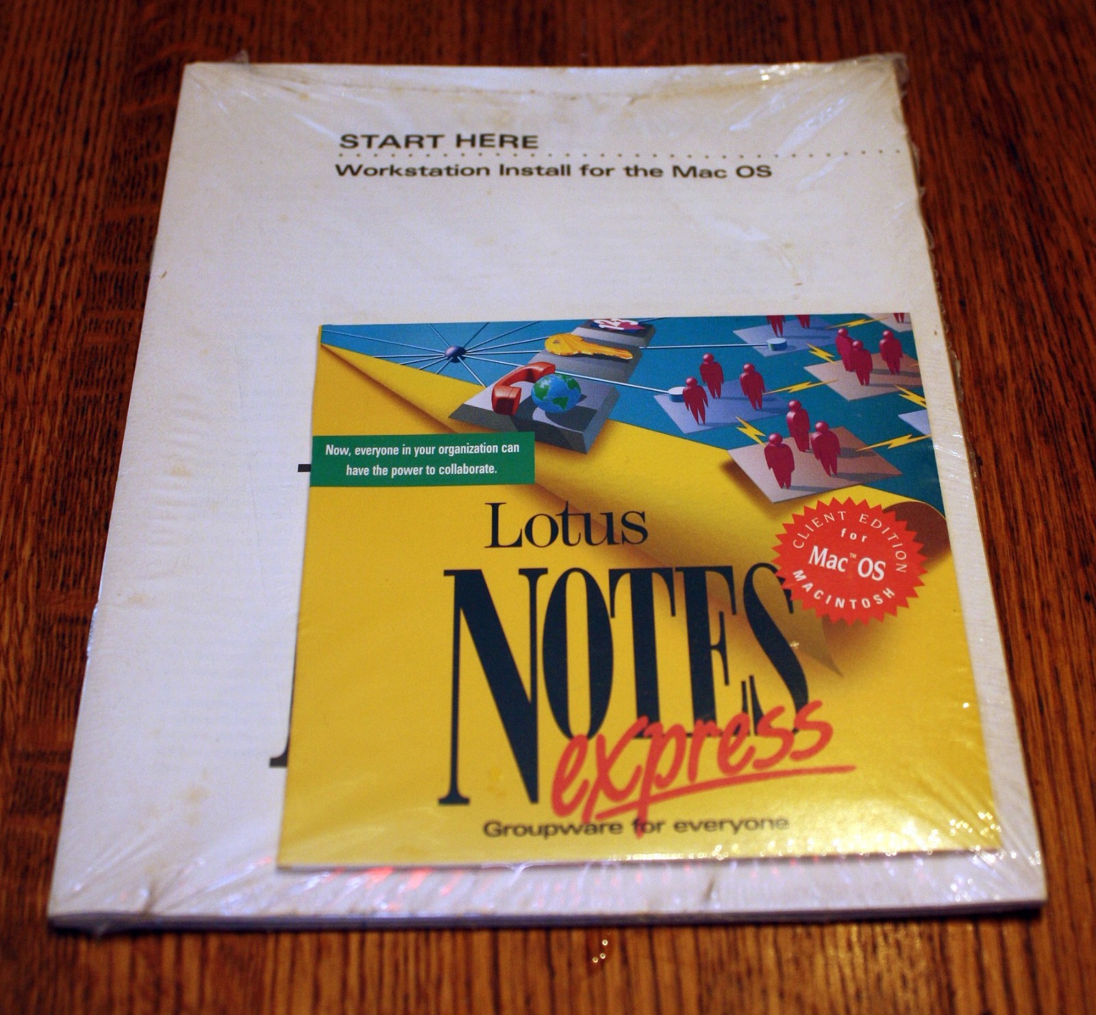 Lotus Notes Express Client Edition for Mac • New (NOS) • Vintage Apple Software