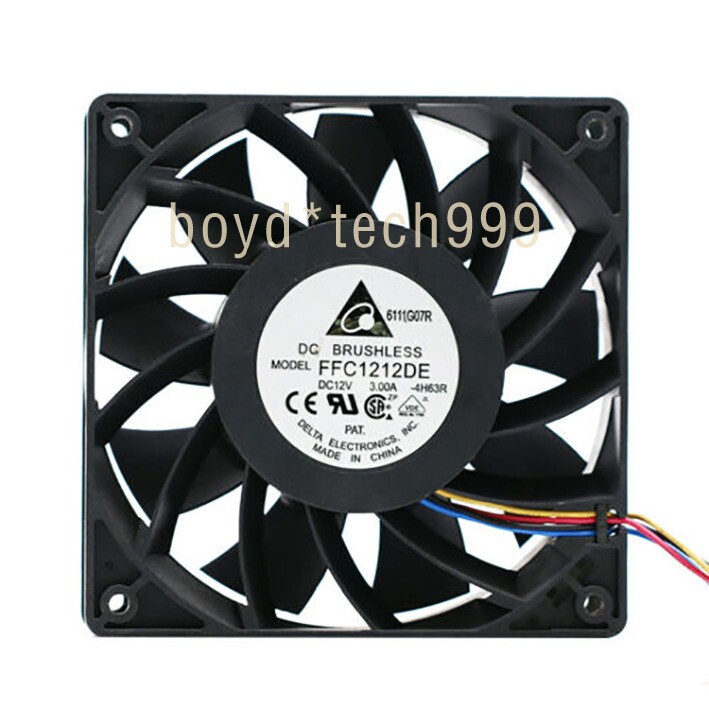 cooling fan For Delta FFC1212DE 120mm 12cm PWM 252CFM 12038 DC 12V 4 wires 3.0A