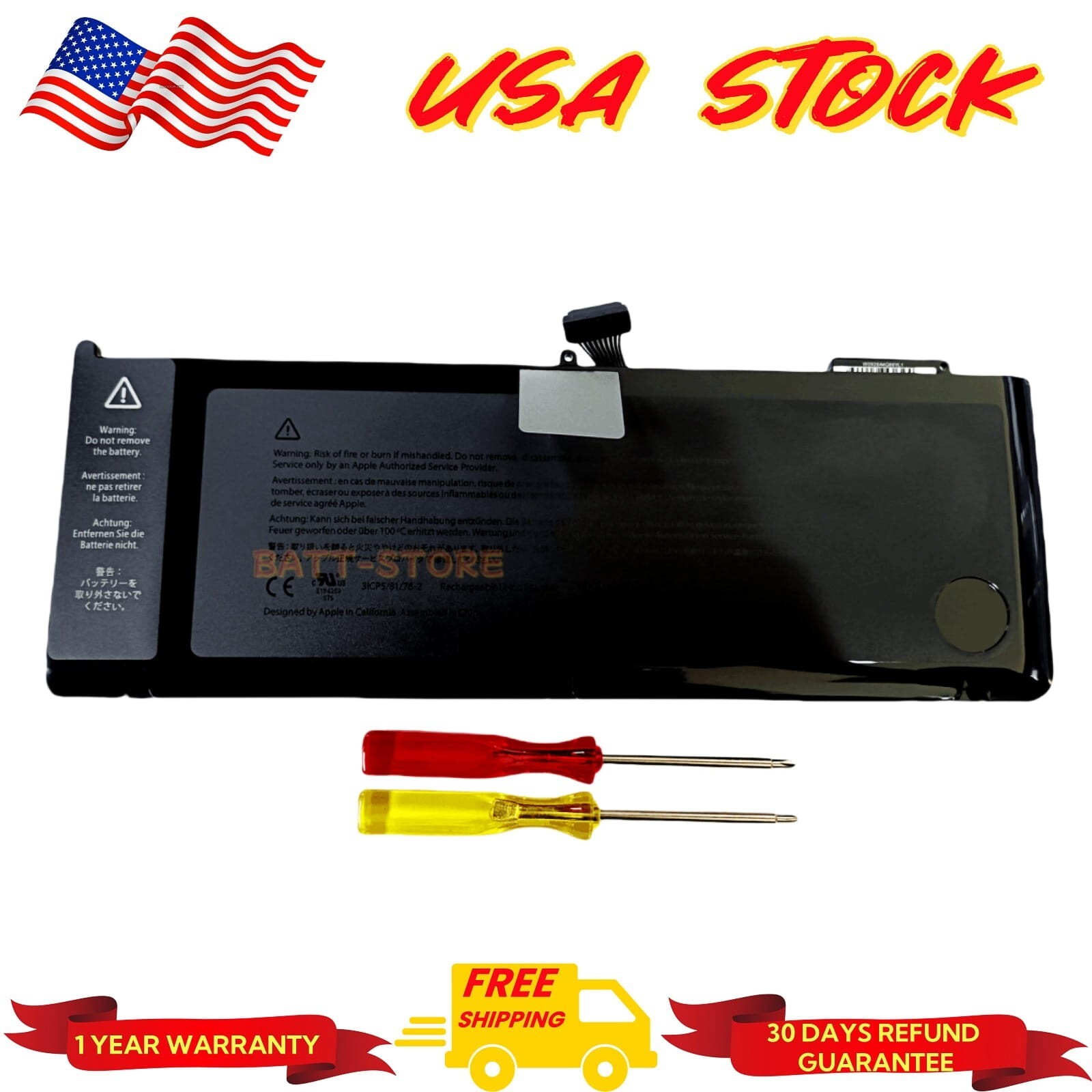 A1321 New ORIGINAL Battery for Macbook Pro 15" A1286 MC118LL/A Mid 2009 2010