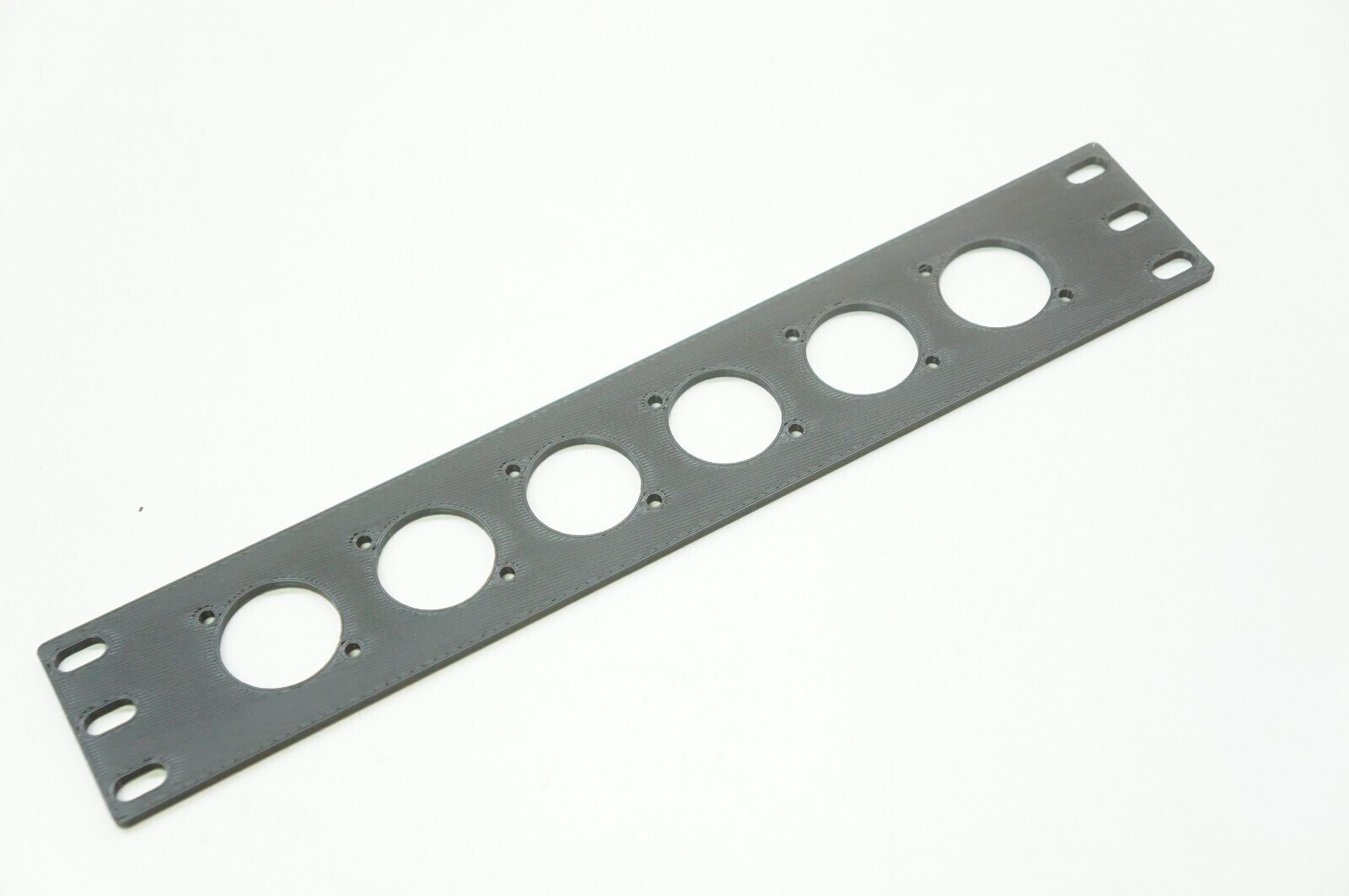 10" Rack Mount 6x Type D Series XLR Coupler Attachment for Neutrik (1U)