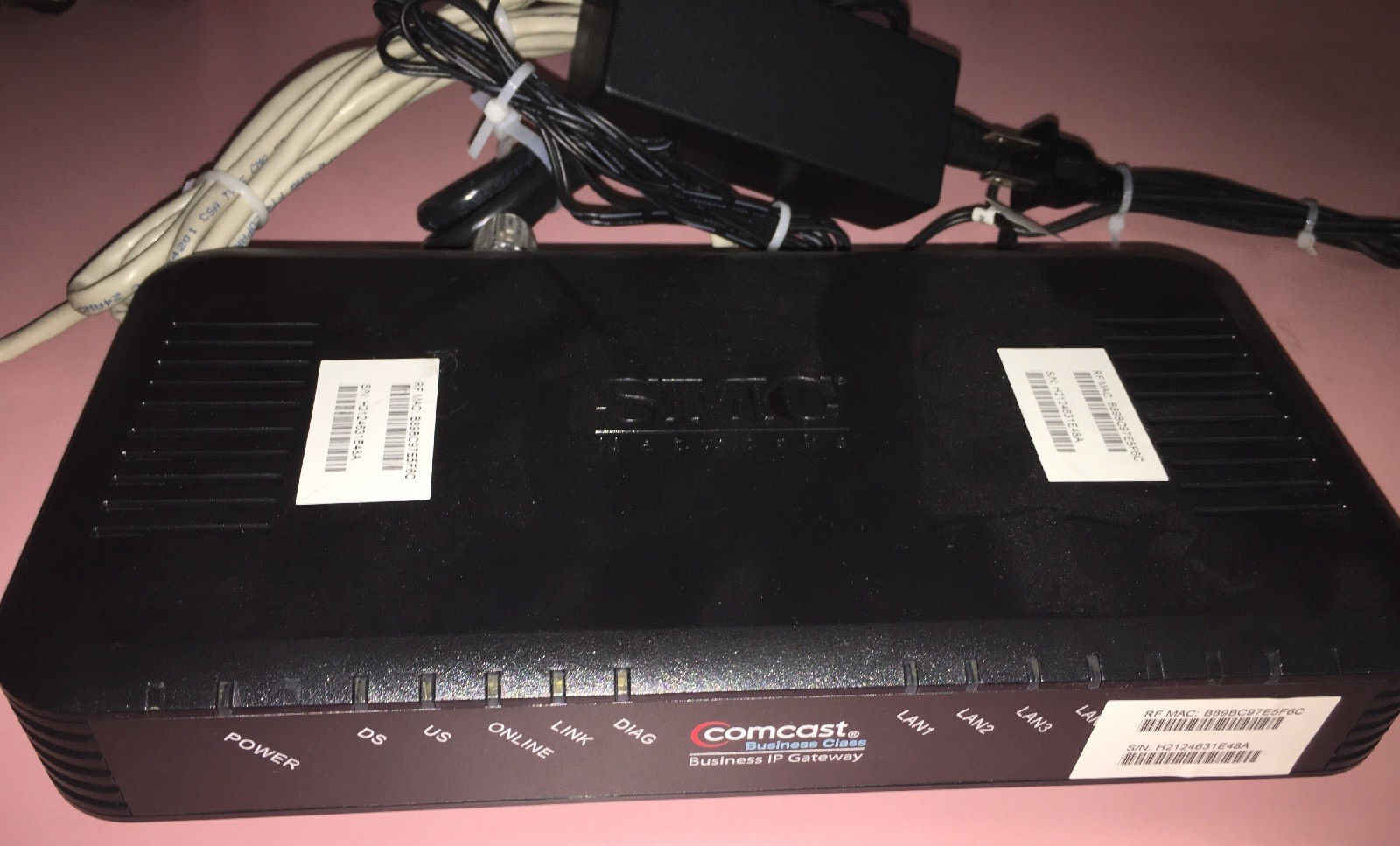 PART ONLY - SMC D3G SMCD3G-CCR Comcast Cable Modem IP Gateway Router DOCSIS 3.0