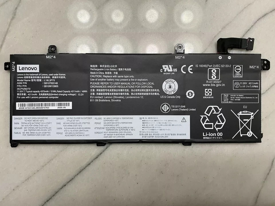 OEM 51WH L18L3P73 Battery For Lenovo ThinkPad T490 T495 P43S T14 P14s Gen1 NEW