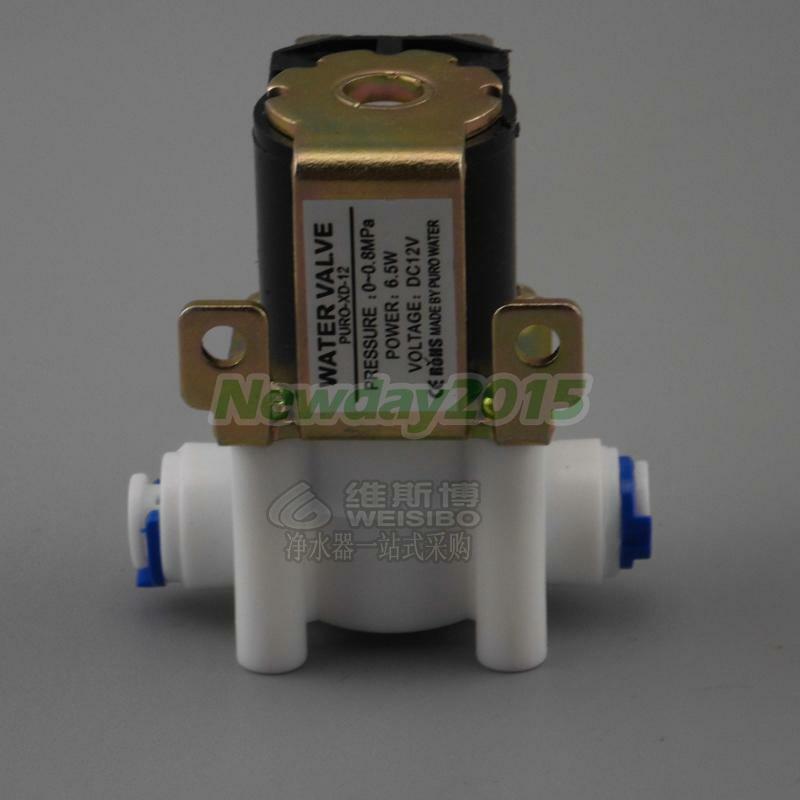 1pcs Inlet solenoid valve (inlet diameter 6.5mm) PURO-XD12 DC 12V 6.5W 2 points