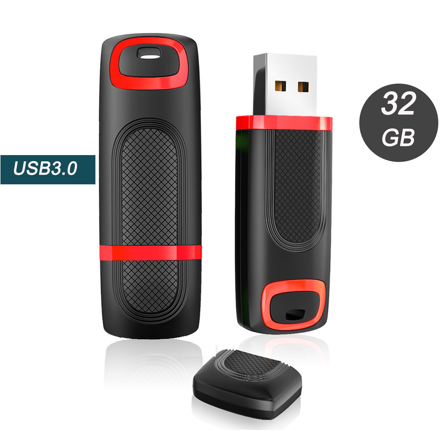 Kootion High Speed USB 3.0 2 Pack 32GB USB Flash Drives For PC Laptop Car Audio