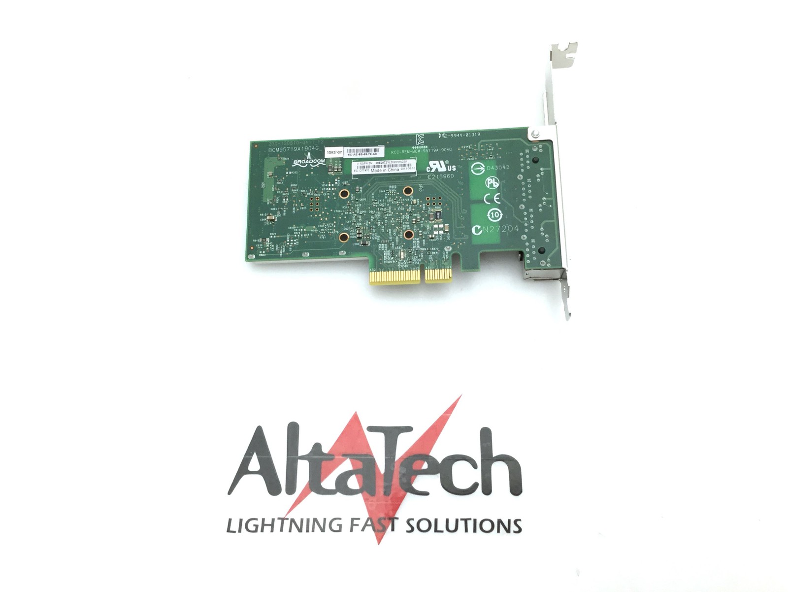 IBM 4 Port 1GBps RJ-45 Ethernet Adapter 00E2872 PCI Express 2.0 1GE Quad 4P
