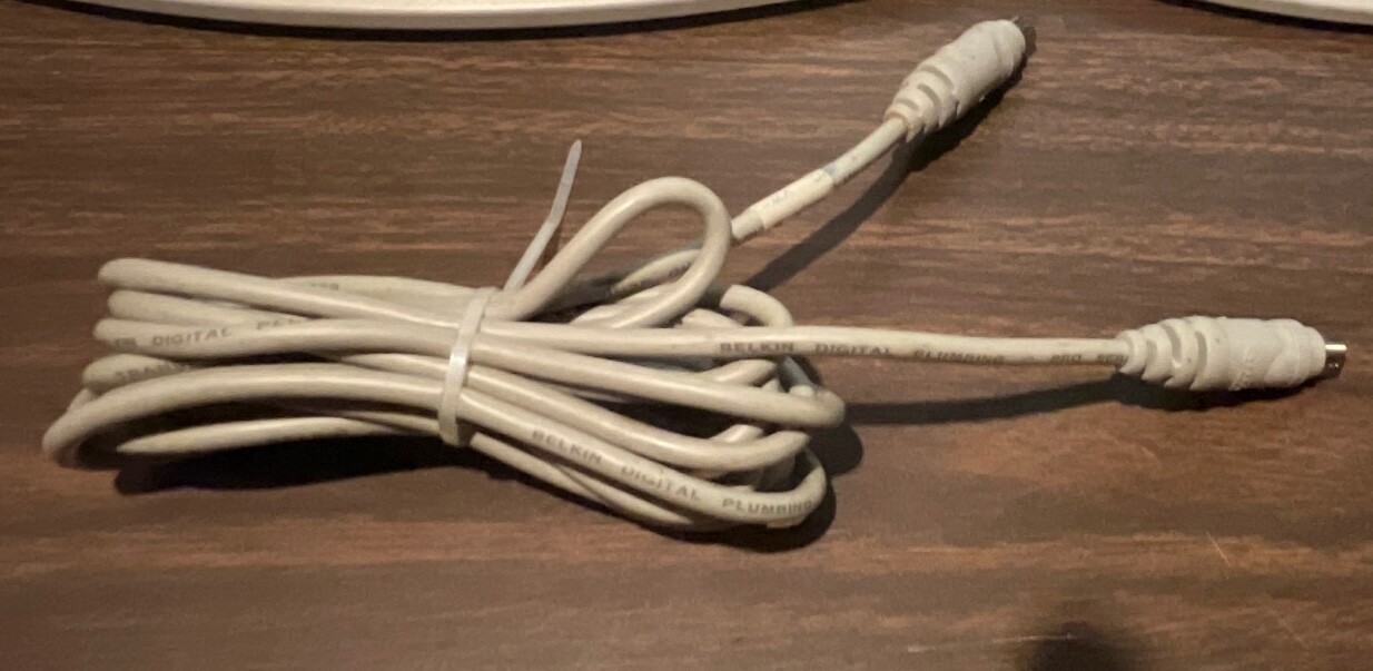 Belkin Pro Series 10' Printer Cable Apple/Windows 8 Pin Mini Din Male/Male L46