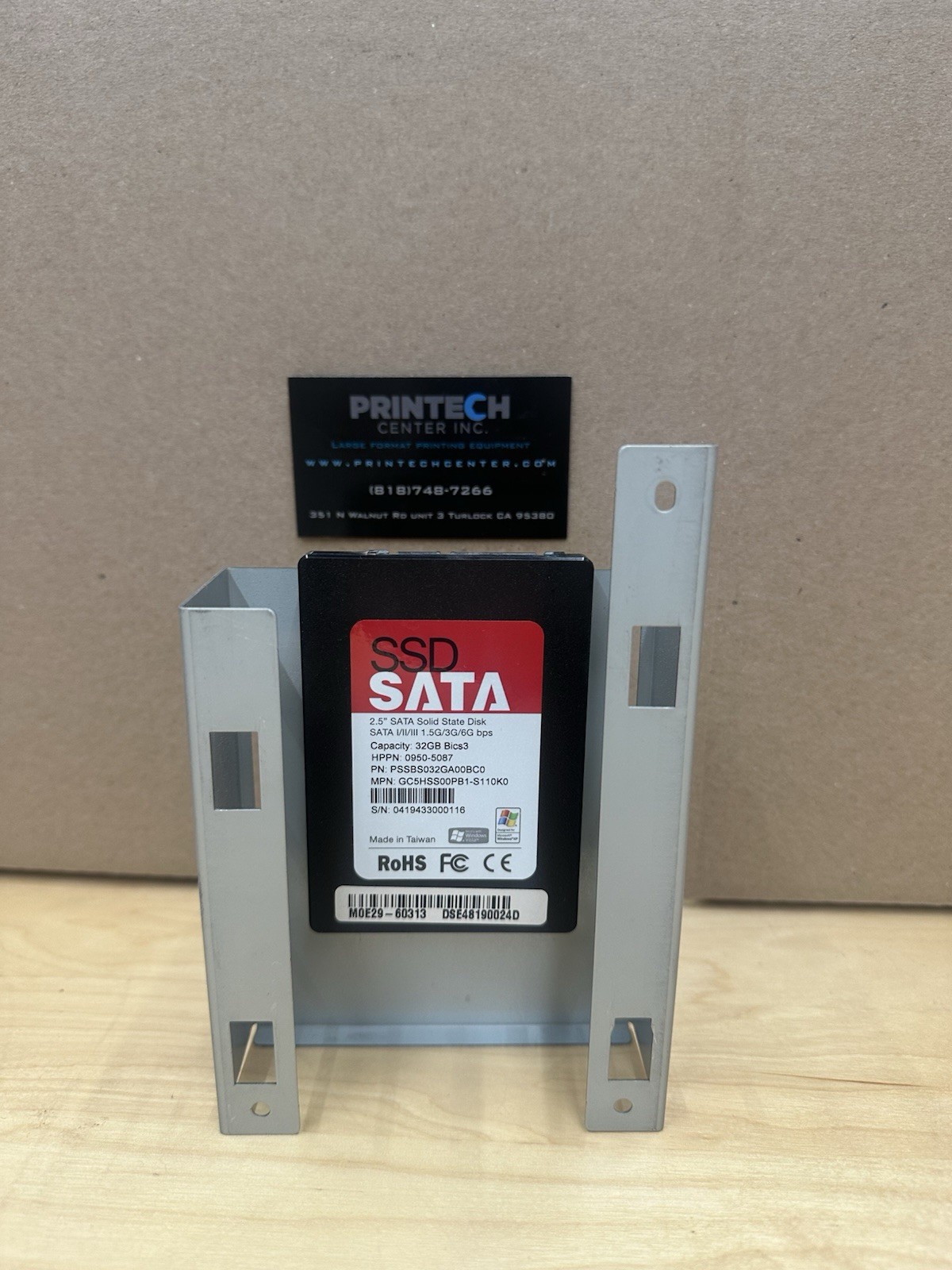 M0E29-67116 HDD Fit For HP Latex 560 570 SSD 2.5in 32GB V2 Storm Sv W/Firmware