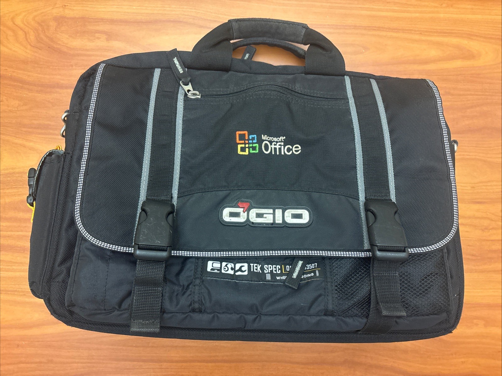 OGIO Laptop Messenger Bag Microsoft Office Logo Black NO STRAP