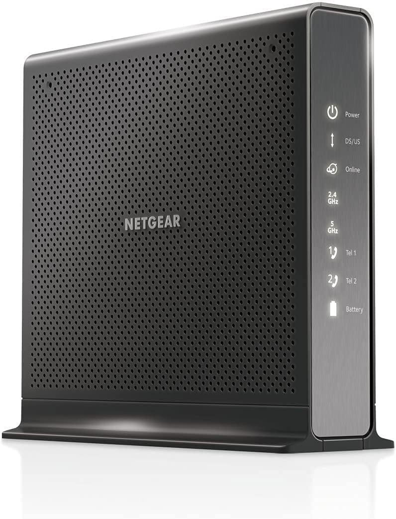 NETGEAR Nighthawk Cable Modem WiFi Router Combo with Voice C7100V
