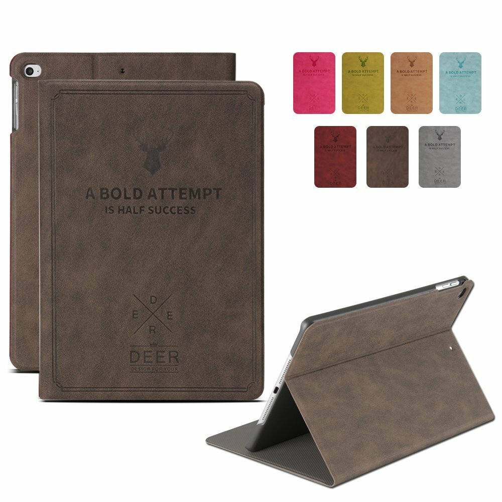 iPad Case Mini 7.9 Air 5 4 3 2 1 10.2 9.7 10.9 Pro 12.9 10.5 Flip Cover Coffee